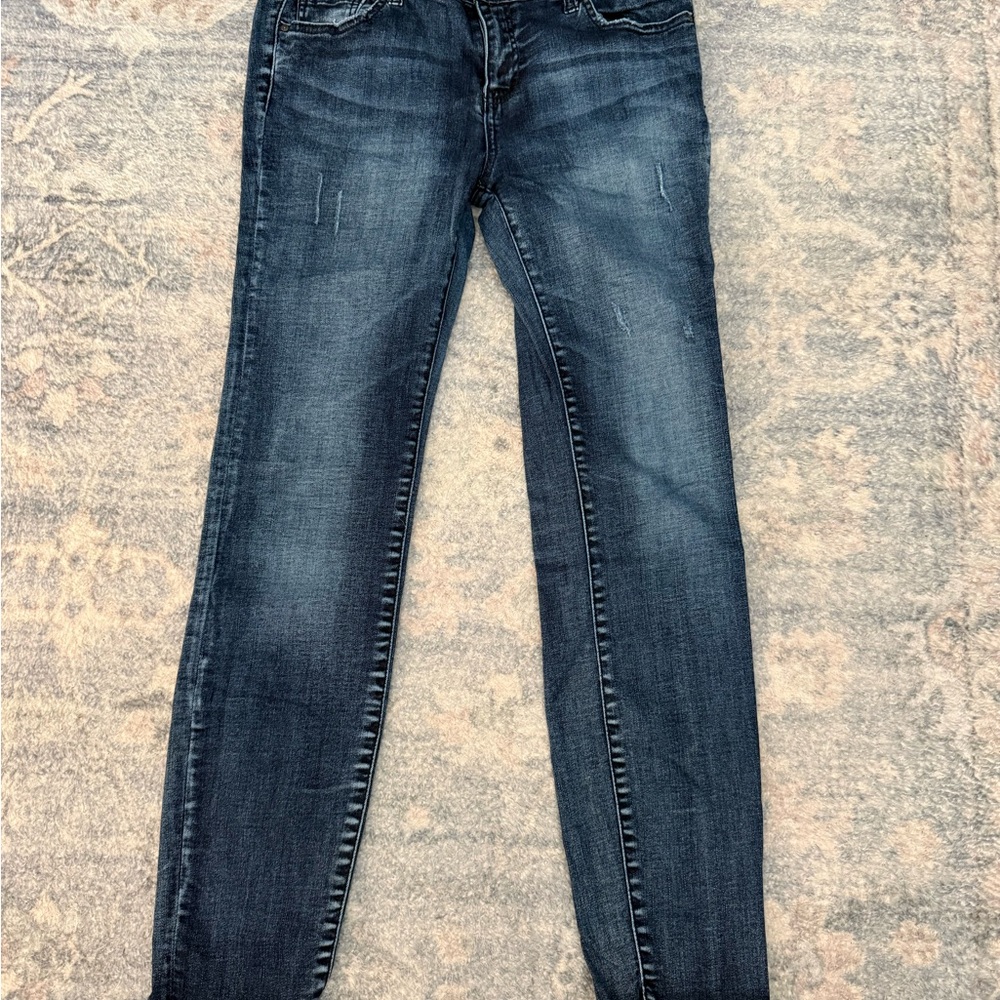 Wax Jean Dark Wash Skinny Jeans
